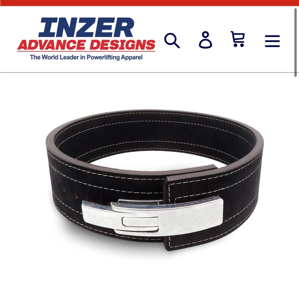 Inzer Lever Belt 10mm Size Small